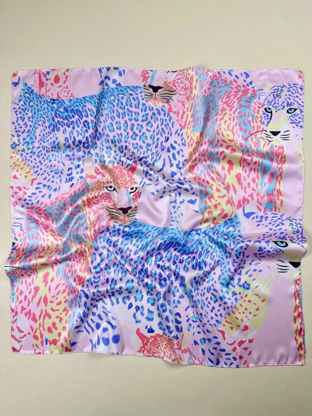 Leopard Graphic Square Scarf